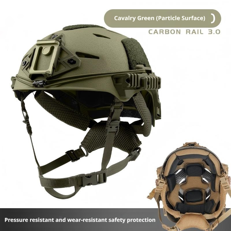 WENDY CARBON RAIL 3.0 Carbon Fiber Tactical Helmet | Airborne Training