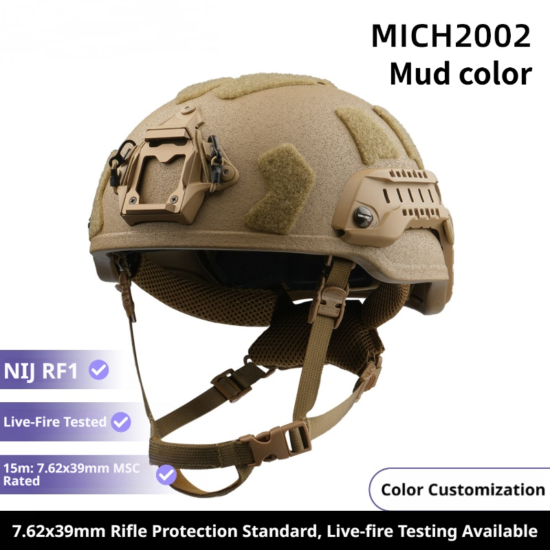 RF1 Anti-AK47 Ballistic Helmet | UHMW-PE | MICH 2000 / 2001 / 2002 & FAST