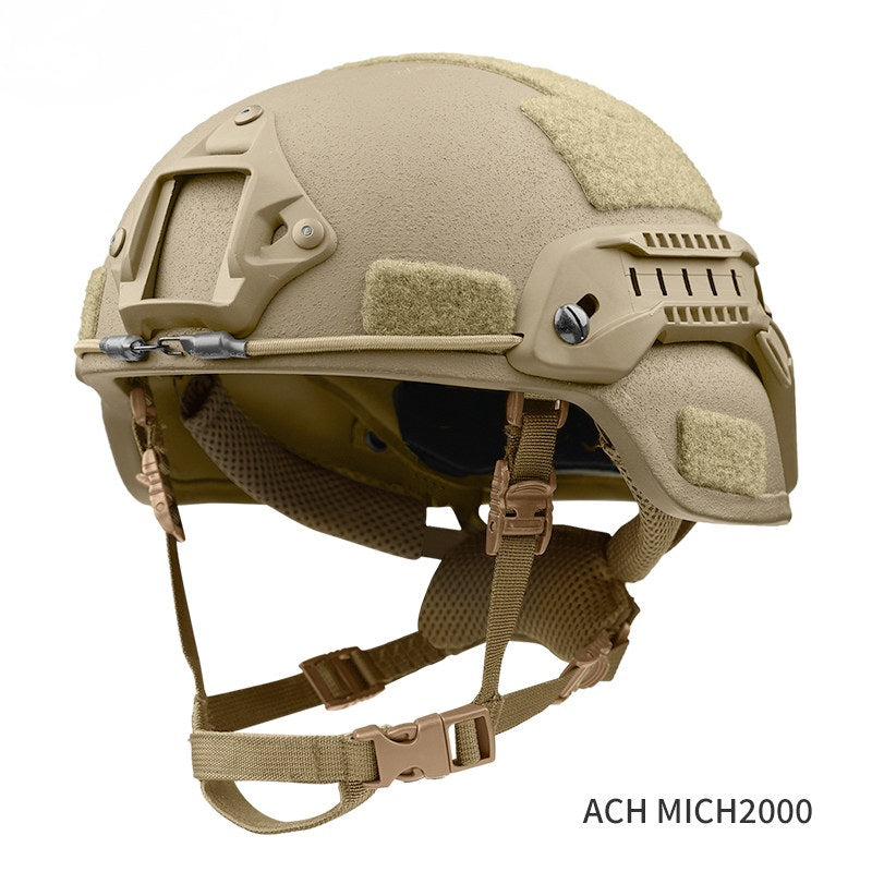 MICH2000 Ballistic Helmet – Sand / Tan, NIJ IIIA UHMW-PE tactical helmet \| Kevra Defense