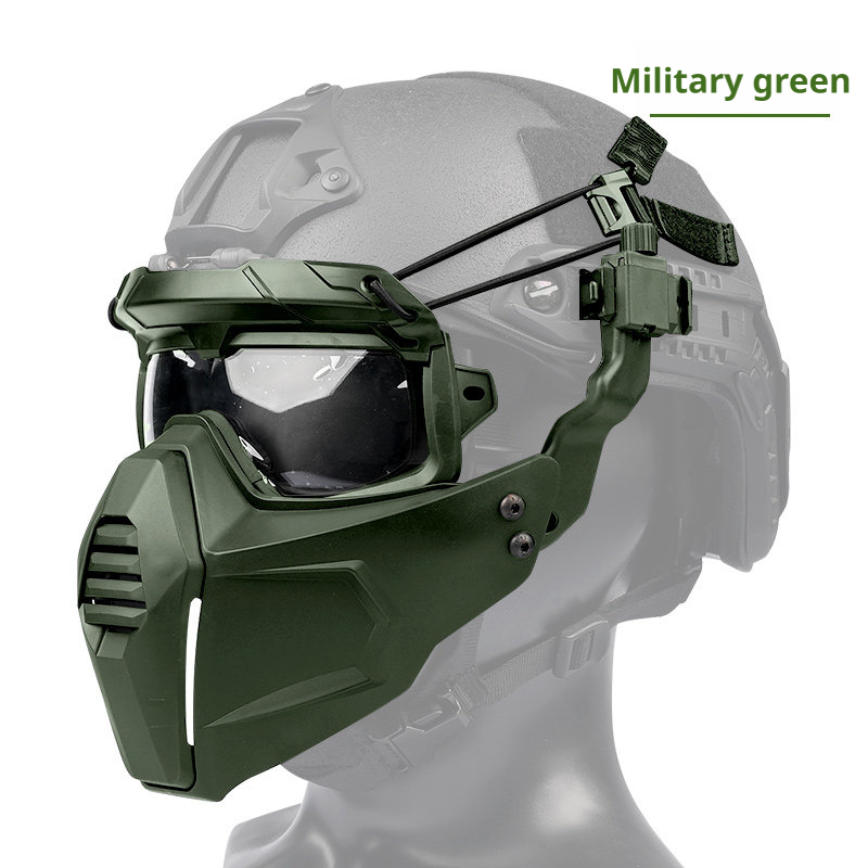 OPS MANDIBLE Chin Guard & Goggle Set | FAST Compatible