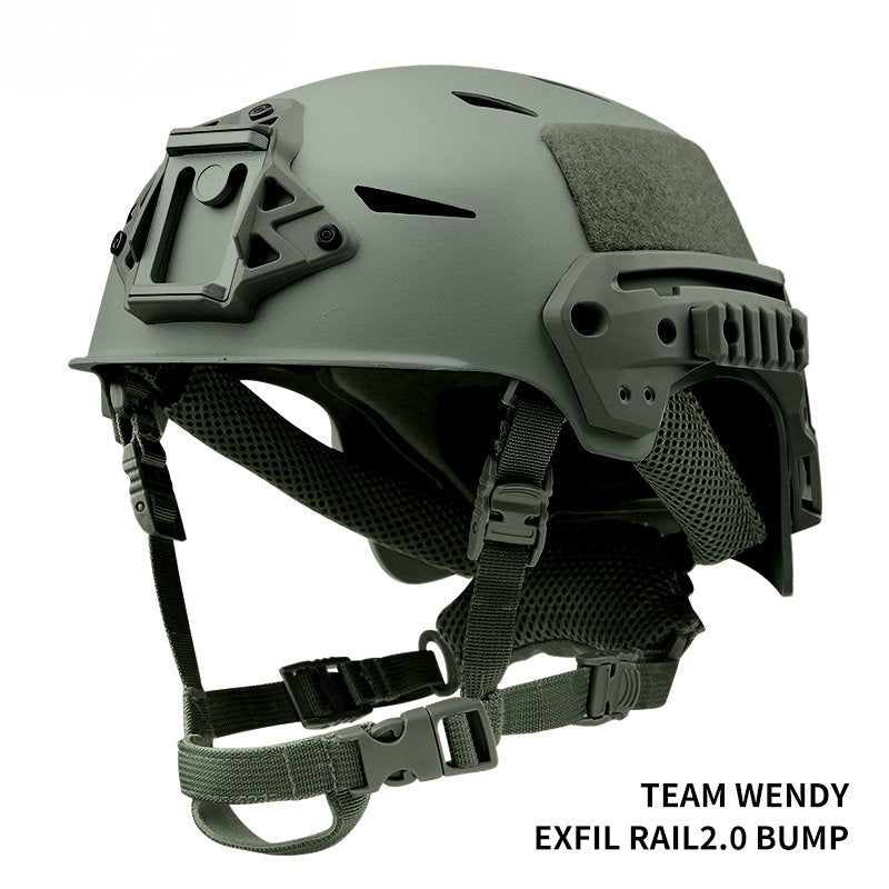 Wendy 2.0 ABS Lightweight Tactical Helmet - Ventilated Anti-Riot Helmet for Cycling