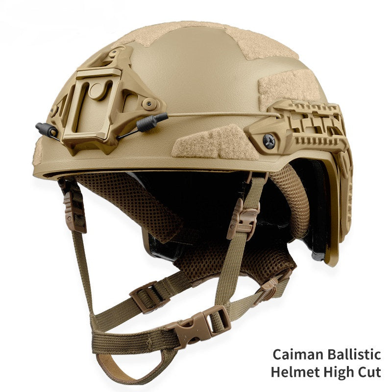 Caiman ABS Anti-Riot Tactical Helmet - High-Cut Version for Tactical Gear & Airsoft Games