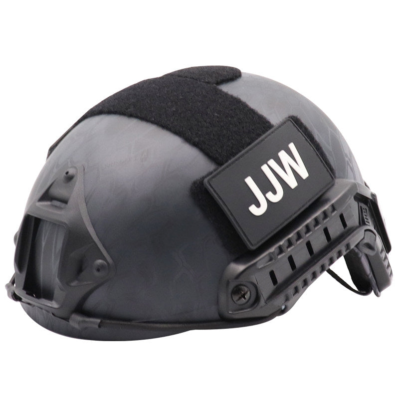 FAST MH Camo Outdoor Helmet - ABS Tactical Helmet with Simple Goggle Version