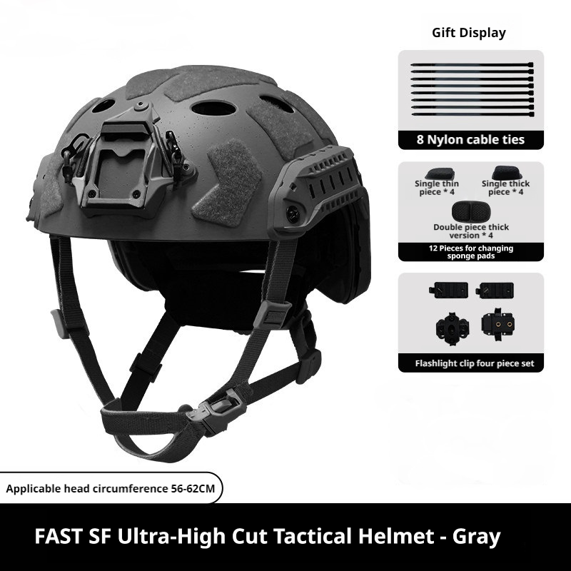 FAST SF Ultra-High-Cut ABS Tactical Training Helmet | Anti-Riot & Airsoft