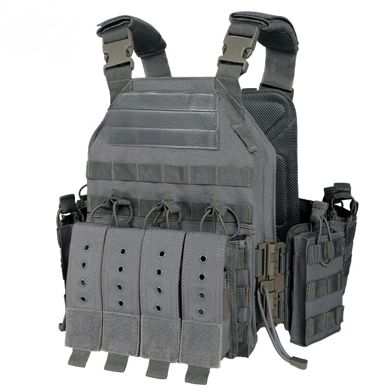 Quick-Release Tactical Vest | 1000D Nylon Modular Plate Carrier – 9 Colors