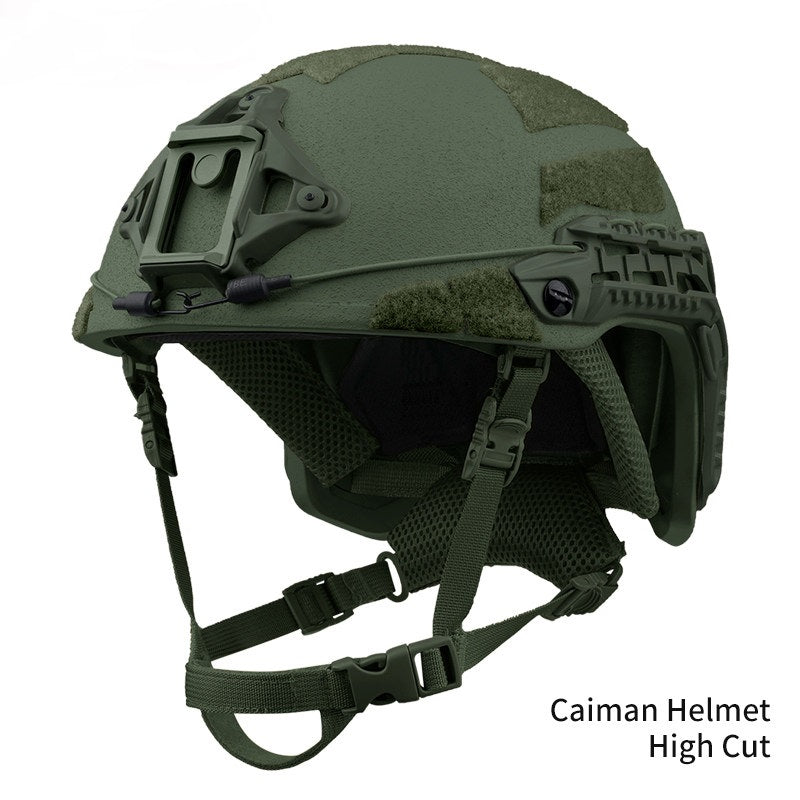 Caiman Aramid High-Cut Ballistic Helmet NIJ IIIA | V50 684m/s