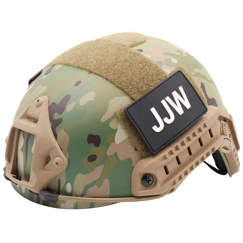 FAST MH Camo Outdoor Helmet - ABS Tactical Helmet with Simple Goggle Version