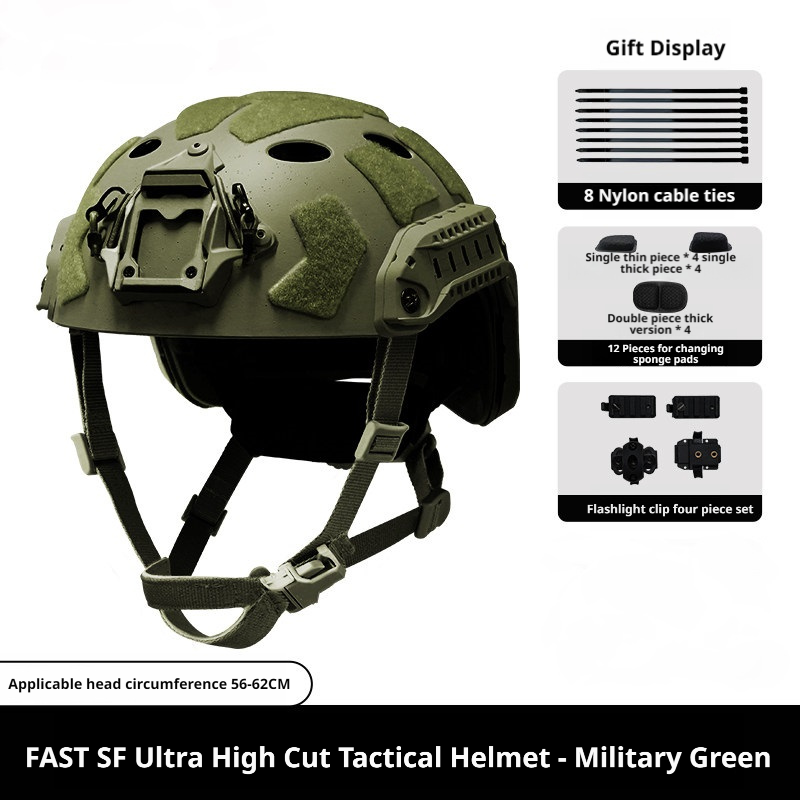 FAST SF Ultra-High-Cut ABS Tactical Training Helmet | Anti-Riot & Airsoft