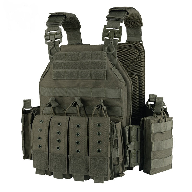 Quick-Release Tactical Vest | 1000D Nylon Modular Plate Carrier – 9 Colors