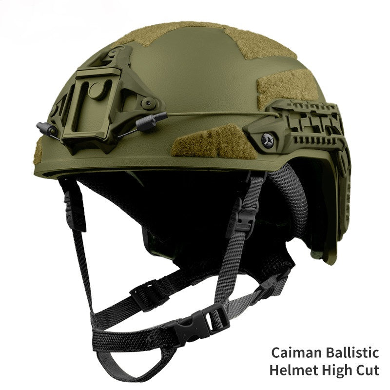 Caiman ABS Anti-Riot Tactical Helmet - High-Cut Version for Tactical Gear & Airsoft Games