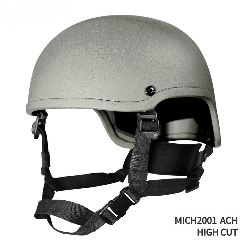 MICH2001 Tactical Helmet - ABS High-Cut Thickened Anti-Riot Training Helmet for Field & Airsoft CS