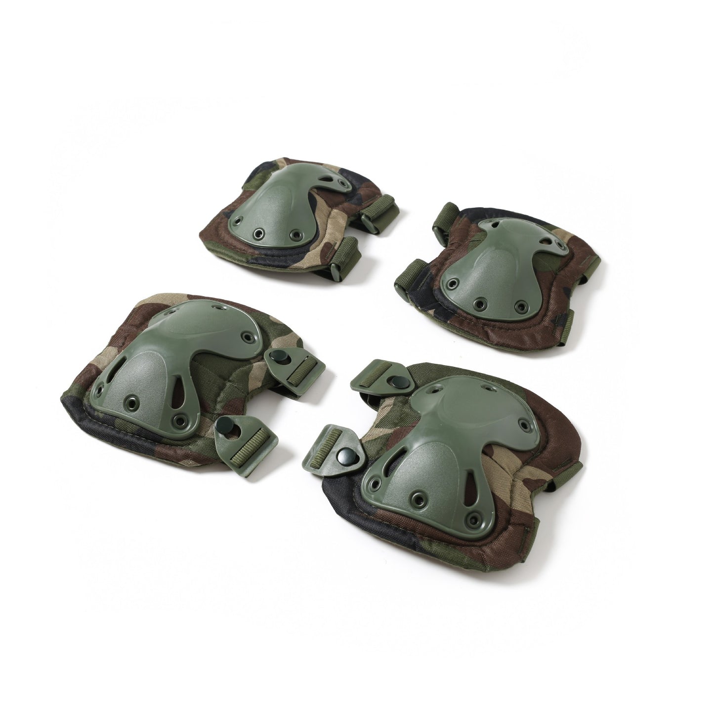 Tactical Knee & Elbow Pad Set | 4-Piece TPU Shell Impact Protection