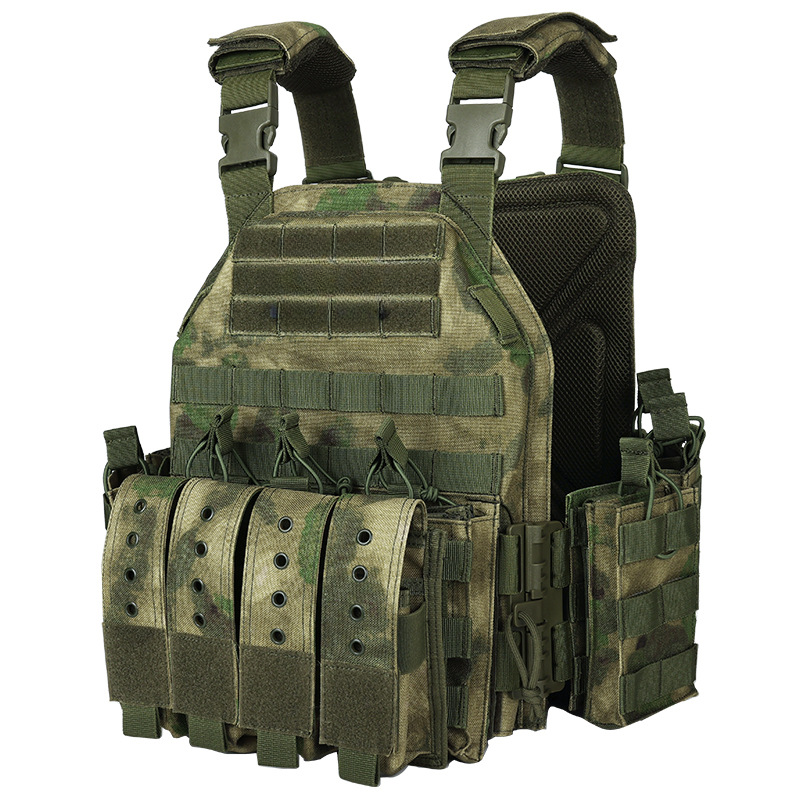 Quick-Release Tactical Vest | 1000D Nylon Modular Plate Carrier – 9 Colors
