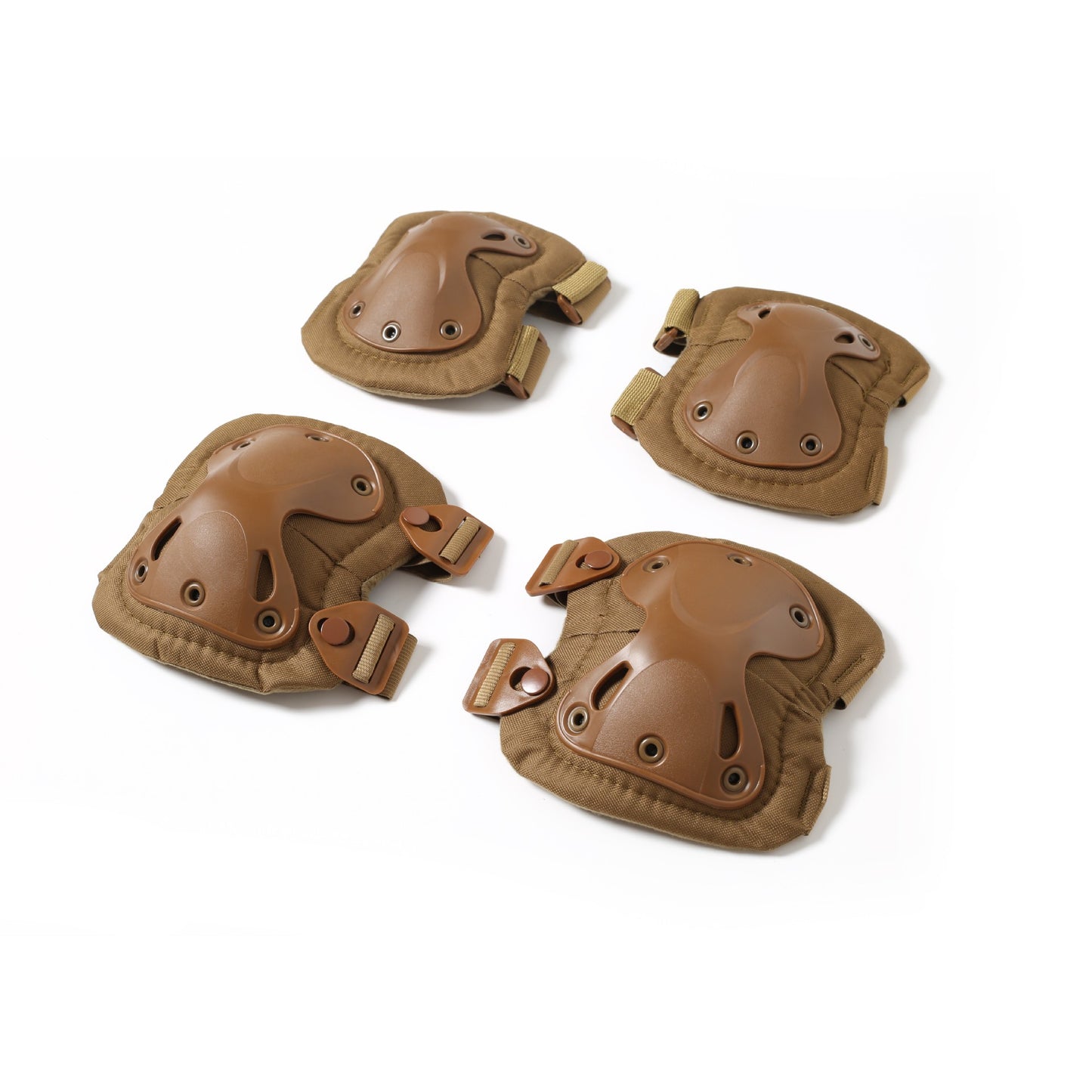 Tactical Knee & Elbow Pad Set | 4-Piece TPU Shell Impact Protection