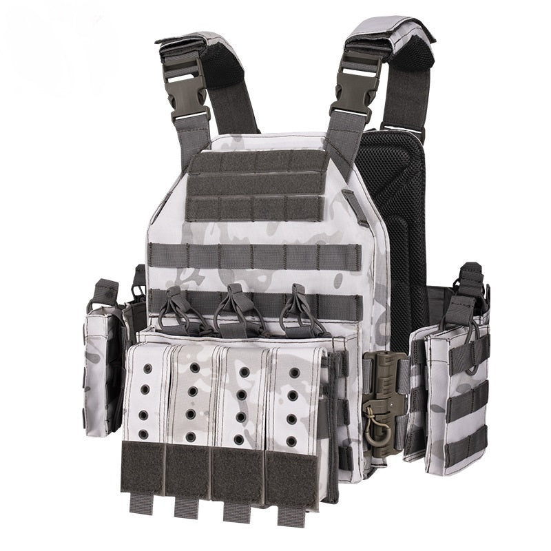 Quick-Release Tactical Vest | 1000D Nylon Modular Plate Carrier – 9 Colors