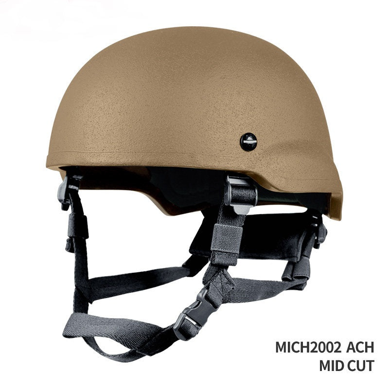 MICH2001 Tactical Helmet - ABS High-Cut Thickened Anti-Riot Training Helmet for Field & Airsoft CS