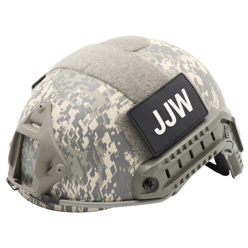 FAST MH Camo Outdoor Helmet - ABS Tactical Helmet with Simple Goggle Version