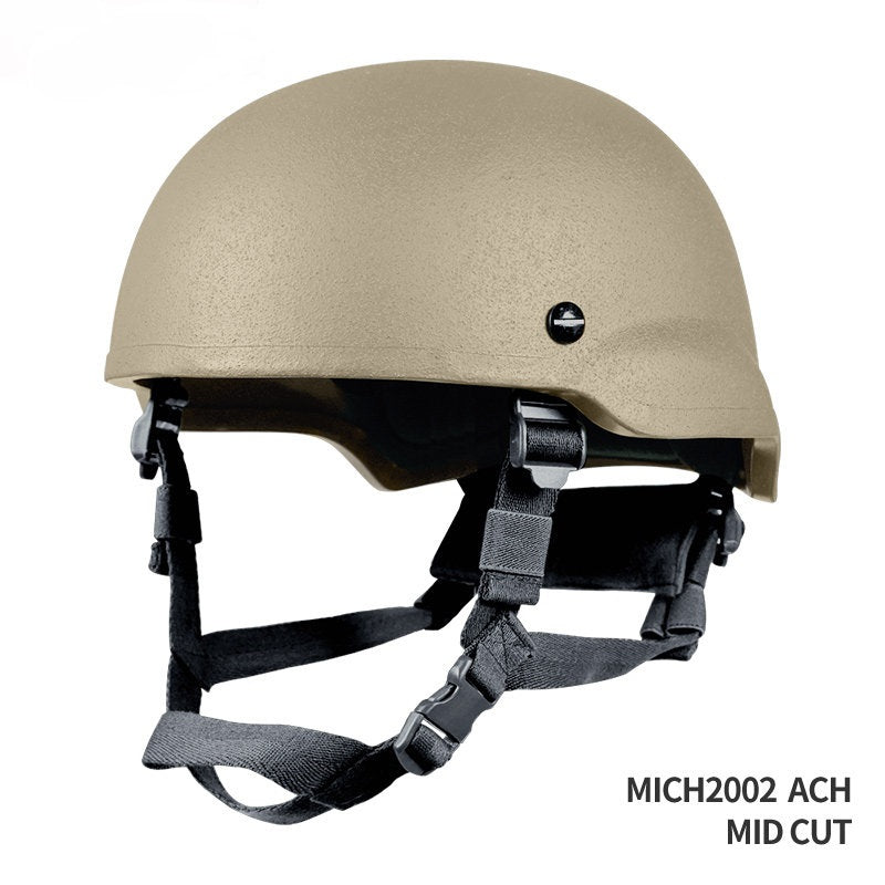 MICH2001 Tactical Helmet - ABS High-Cut Thickened Anti-Riot Training Helmet for Field & Airsoft CS