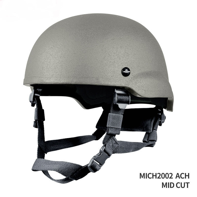 MICH2001 Tactical Helmet - ABS High-Cut Thickened Anti-Riot Training Helmet for Field & Airsoft CS