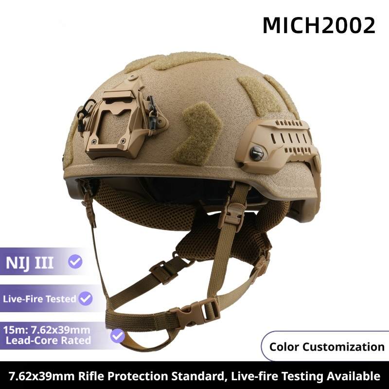 RF1 Anti-AK47 Ballistic Helmet | UHMW-PE | MICH 2000 / 2001 / 2002 & FAST