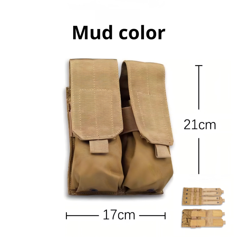 Tactical Double Magazine Pouch | MOLLE, Nylon, 6 Variants