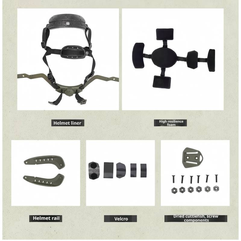 Type 15 Fiberglass Helmet Suspension System, Outdoor Helmet Accessory
