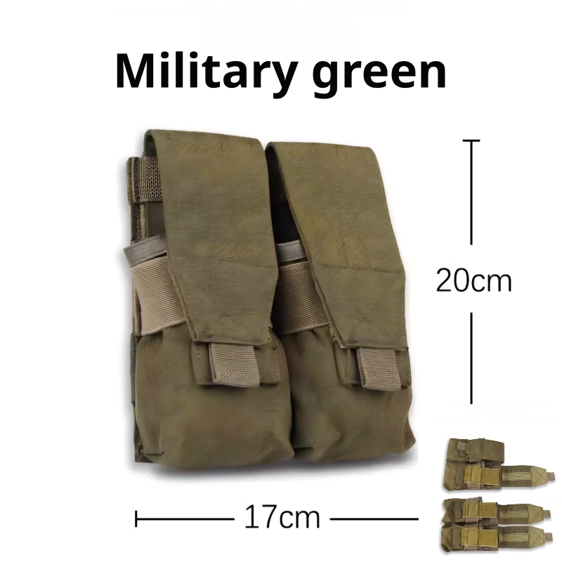 Tactical Double Magazine Pouch | MOLLE, Nylon, 6 Variants