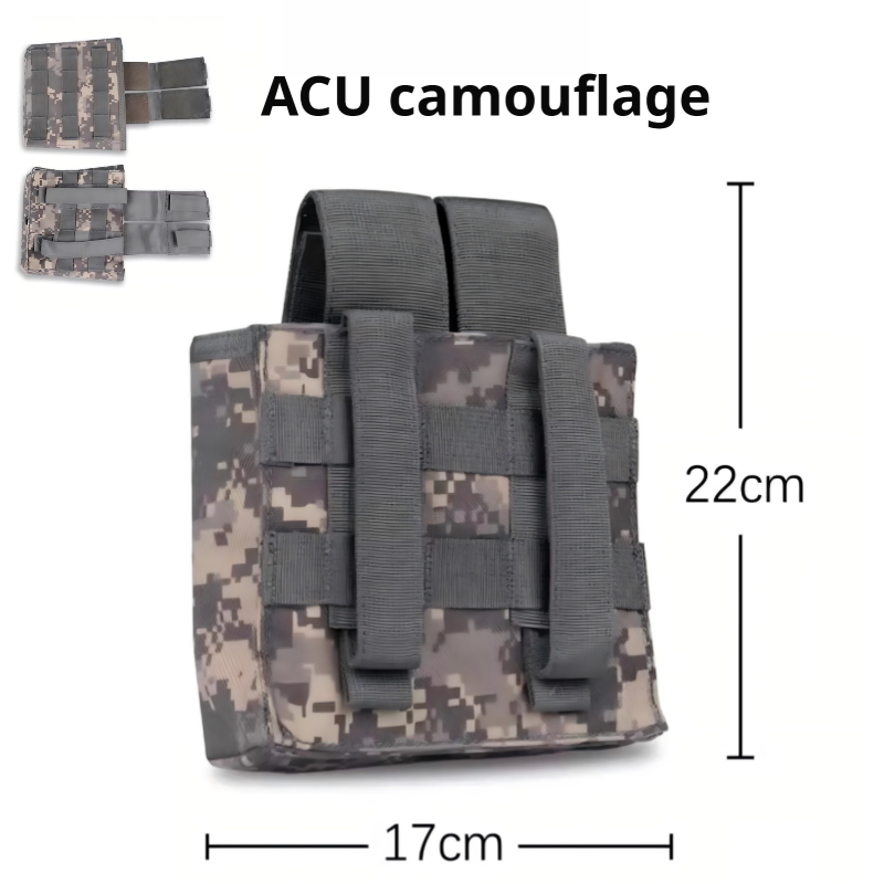 Tactical Double Magazine Pouch | MOLLE, Nylon, 6 Variants