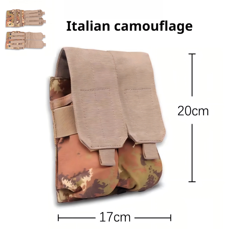 Tactical Double Magazine Pouch | MOLLE, Nylon, 6 Variants