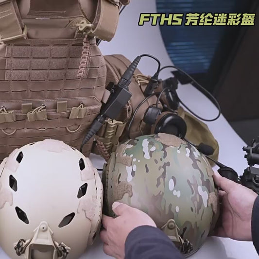 FAST FTHS NIJ IIIA Aramid Ballistic Helmet | Ultra-High-Cut Special Operations Helmet