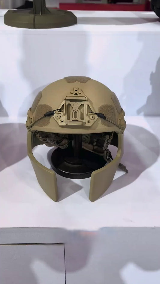 Air Frame Ballistic Helmet Set | NIJ IIIA Aramid with Full Face Shield